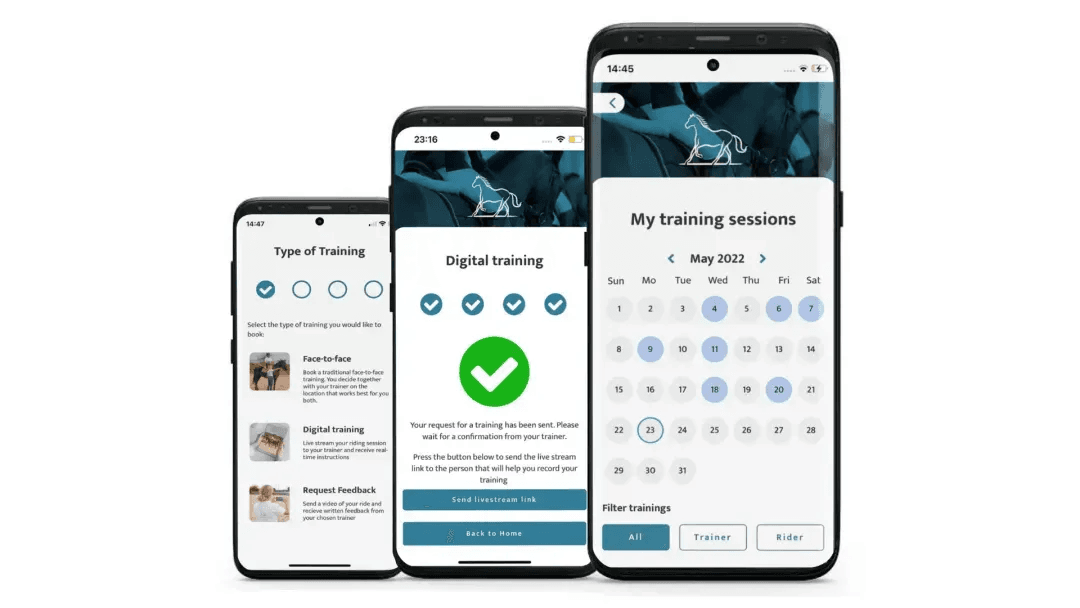 Aplikacja mobilna do rezerwacji treningów jeździeckich - Equi for All